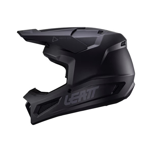  קסדת ליט שחור / אפור - LEATT MOTO 2.5 STEALTH V24 
