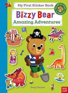 חוברת מדבקות גדולות וחפש ומצא כלי תחבורה Busy Bear