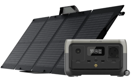 קיט תחנת כוח ECOFLOW RIVER 2 + פאנל סולארי ECOFLOW 110W
