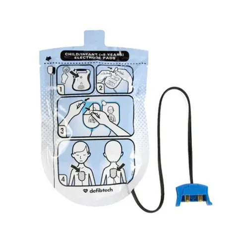 אלקטרודות לדפיברילטור Lifeline AED חברת Defibtech - ילד