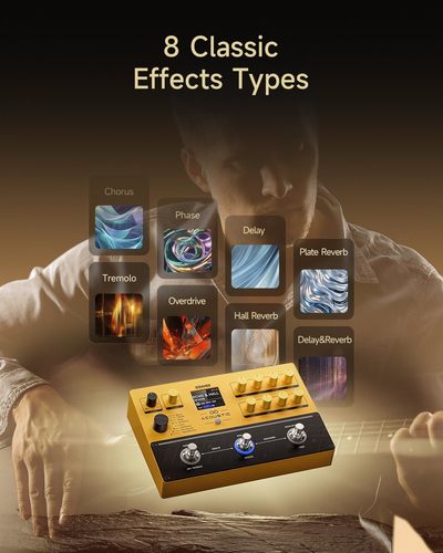 EC7138 פדל מולטי אפקט לגיטרה אקוסטית APL מבית DONNER