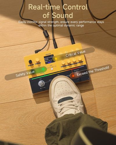 EC7138 פדל מולטי אפקט לגיטרה אקוסטית APL מבית DONNER