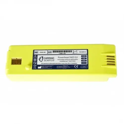 סוללה לדפיברילטור PowerHeart G3 של חברת Cardiac Science