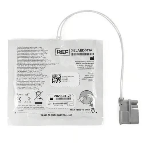 אלקטרודות לדפיברילטור דגם G5 Powerheart חברת Cardiac Science - ילד