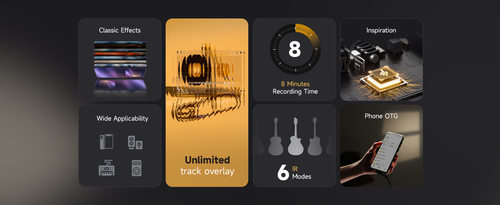 EC7138 פדל מולטי אפקט לגיטרה אקוסטית APL מבית DONNER