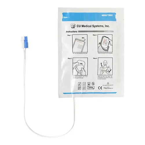 אלקטרודות מבוגר לדפיברילטור שחור IPAD 