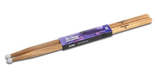 זווית נוספת On Stage 5B Hickory Nylon Tip (12 pairs)