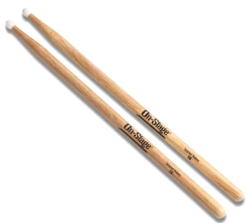 זווית נוספת On Stage 5B Hickory Nylon Tip (12 pairs)