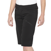 מכנס רכיבה קצר לנשים 100% שחור - RIDECAMP SHORTS