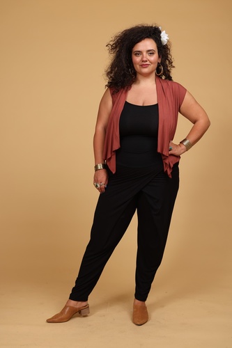 ווסט לייקרה קצר plus size