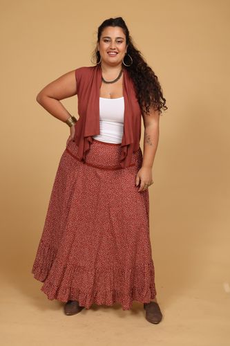 חצאית ויסקוזה plus size