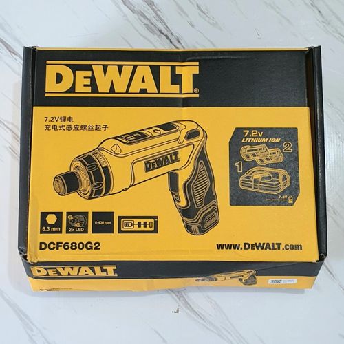 מברגה מלפפון ג'יירו מתקפלת נטענת עם מצמד DCF680G2 7.2V דיוולט