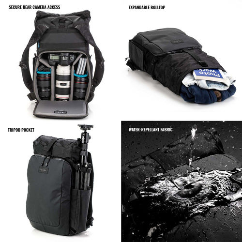 תיק גב Tenba 637-738 Fulton v2 16L Photo Backpack (Black Camo)
