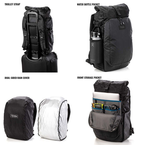 תיק גב Tenba 637-738 Fulton v2 16L Photo Backpack (Black Camo)