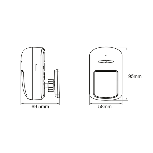 מצלמת IP נסתרת בגלאי נפח ProVision IV-320IPSN-37