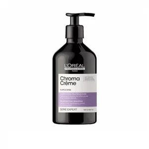 שמפו סילבר סגול SERIE EXPERT Chroma Crème Purple לוריאל - 500 מ"ל