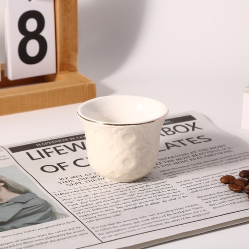 סט 12 ספל בדוי דגם אנדלוסיה לבן -Y.C.034396