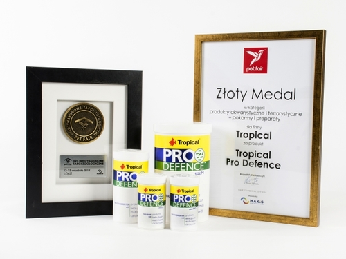 מזון פרוביוטי לדגים גודל סמול 250 מ”ל Tropical Pro Defence S 