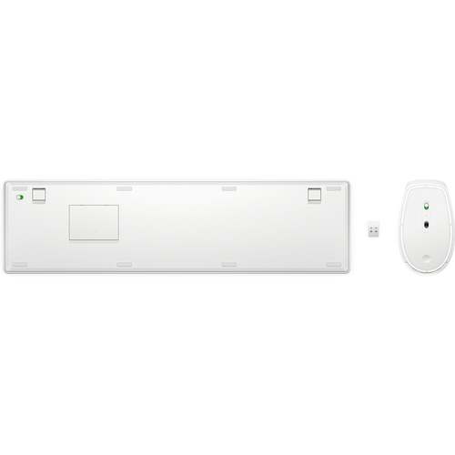  סט מקלדת ועכבר HP 650 WLS KB/MSE Combo WHT 