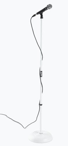 זוית נוספת On Stage MS7201W Round Base Mic Stand