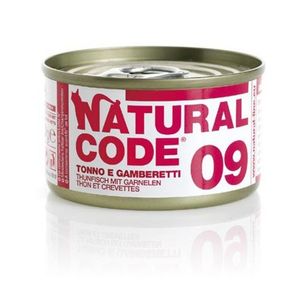 שימור NATURAL CODE נטורל קוד 09 פילה עוף לחתול 85 גר'