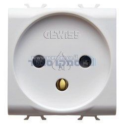 שקע כח 2 מודול Gewiss Chorus 16A