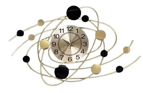 שעון מתכת פרחים 615