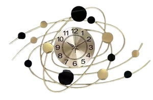 שעון מתכת פרחים 615