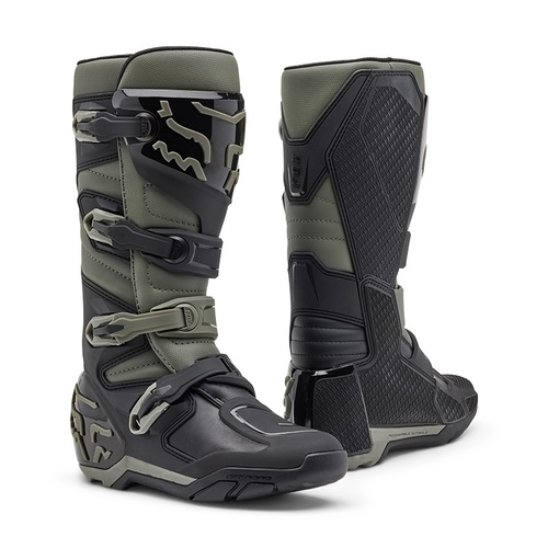 מגף רכיבה פוקס שחור / אפור - FOX BOOTS COMP X V25