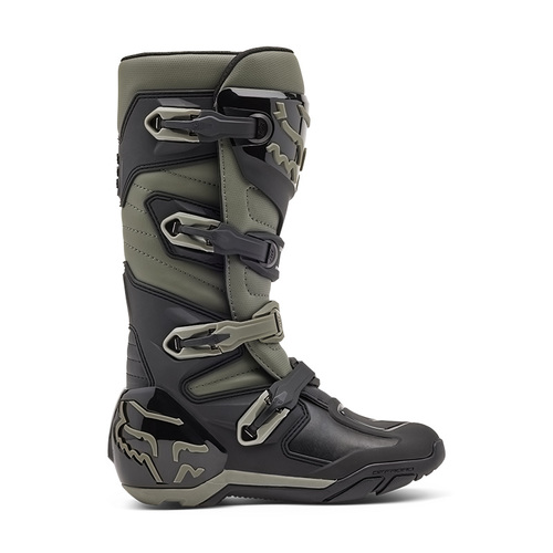 מגף רכיבה פוקס שחור / אפור - FOX BOOTS COMP X V25
