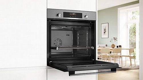 תנור בנוי 71 ליטר בוש Bosch HBG536ES3 נירוסטה