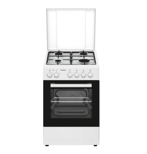 תנור משולב גז 50 פירלס PR 5005 WH לבן Peerless