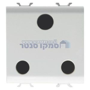 שקע הודי דרום אפריקאי 2 מודול Gewiss Chorus 250V