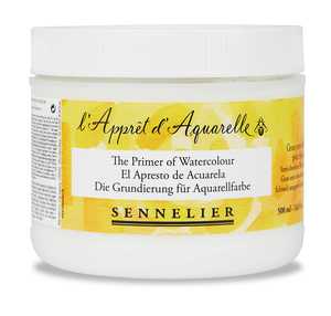פריימר לבן לציור אקוורל 500 מ"ל Sennelier Watercolour Primer