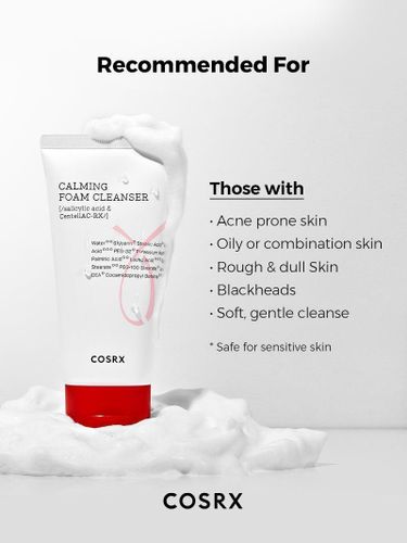 ניקוי פנים - Calming foam cleaners