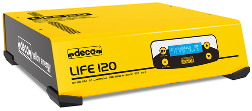 מטען מצברים-ספק כוח אוט' 120 אמפר 12V למצברי Deca LIFE 120 20-2400Ah  