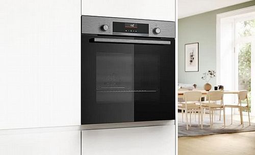 תנור בנוי 71 ליטר בוש Bosch HBG536ES3 נירוסטה