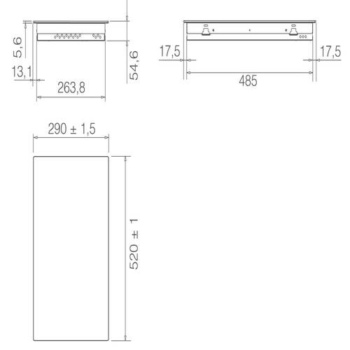 כיריים דומינו אינדוקציה Elica RATIO-302-PS-BL