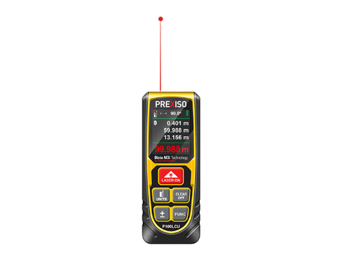 מד טווח לייזר צבעוני 100 מטר PREXISO P-100LCU פרקסיסו