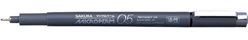 עט סימון MICROPERM פרמננט ומדויק   סאקורה