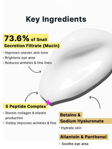 Advanced snail peptide eye cream
