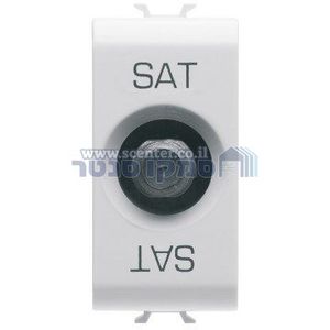 שקע TV SAT קואקסיאלי 1 מודול Gewiss Chorus