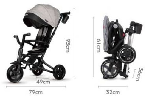 תלת אופן מתקפל NOVA Niello מבית Qplay כחול