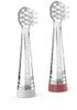 זוג ראשים להחלפה למברשת שיניים חשמלית Sonic Clean & Care - מידה M לגיל 12 חודשים ומעלה