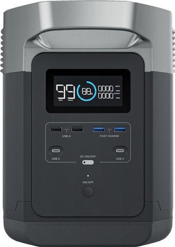 קיט סולארי ECOFLOW תחנת כוח DELTA2MAX פלוס 2 יח' פאנלים סולארים מתקפלים 200W - הספק כולל 2.4kW