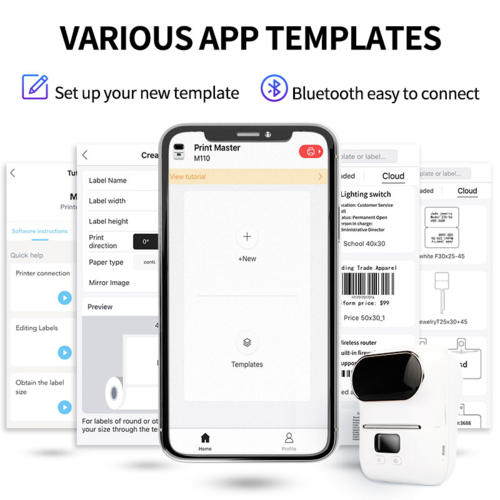 מדפסת מדבקות תרמית ניידת M110