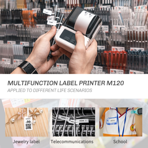 מדפסת מדבקות תרמית ניידת Aimo M120