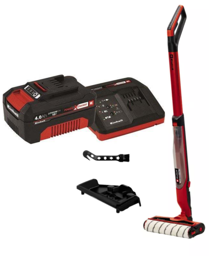 מנקה פרקטים ורצפות 18V כולל סוללה 4AH מבית EINHELL
