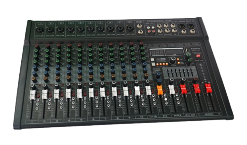 מיקסר 12 ערוצים כולל בלוטות' והקלטה KARSECT KG-CM120