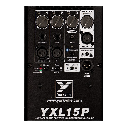 רמקול מוגבר 15″ Yorkville YXL15P 1000W